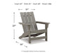 Visola Adirondack Chair - World Furniture Gallery (Newark, CA)