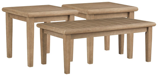 Gerianne Outdoor Occasional Table Set - World Furniture Gallery (Newark, CA)