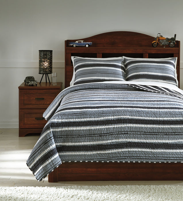 Merlin 3-Piece Coverlet Set - World Furniture Gallery (Newark, CA)