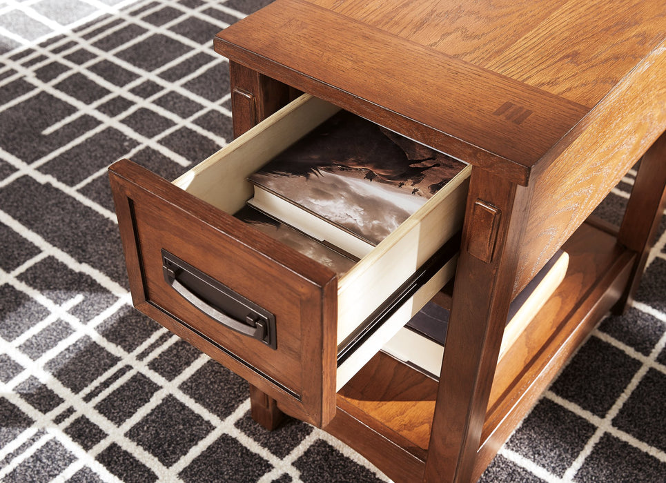 Breegin Chairside End Table - World Furniture Gallery (Newark, CA)