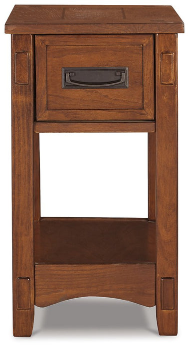 Breegin Chairside End Table - World Furniture Gallery (Newark, CA)