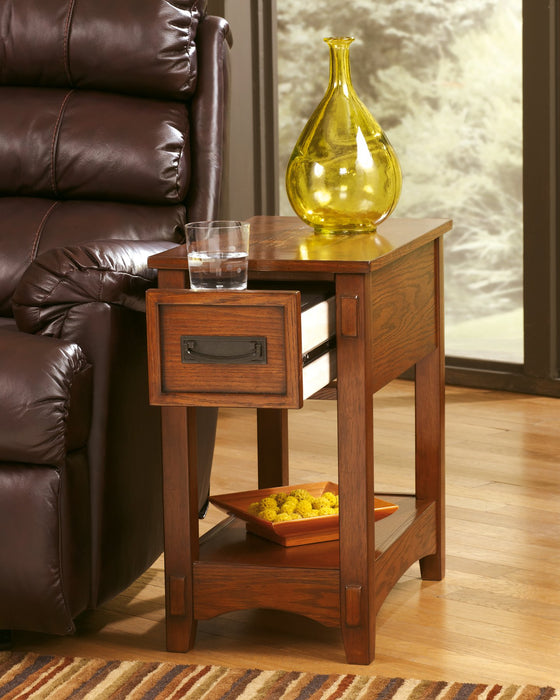 Breegin Chairside End Table - World Furniture Gallery (Newark, CA)