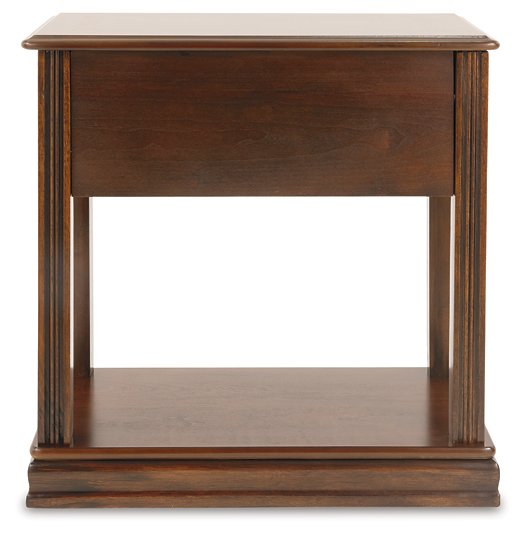 Breegin Chairside End Table - World Furniture Gallery (Newark, CA)