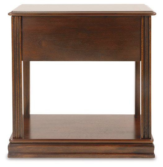 Breegin Chairside End Table - World Furniture Gallery (Newark, CA)