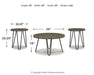 Hadasky Table (Set of 3) - World Furniture Gallery (Newark, CA)