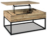 Gerdanet Lift-Top Coffee Table - World Furniture Gallery (Newark, CA)