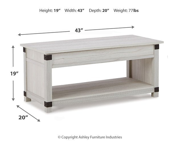 Bayflynn Lift-Top Coffee Table - World Furniture Gallery (Newark, CA)