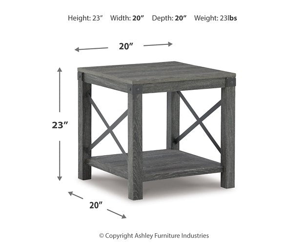 Freedan End Table - World Furniture Gallery (Newark, CA)