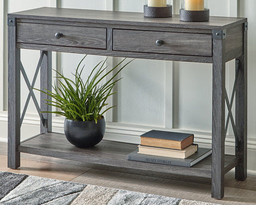 Freedan Sofa/Console Table - World Furniture Gallery (Newark, CA)