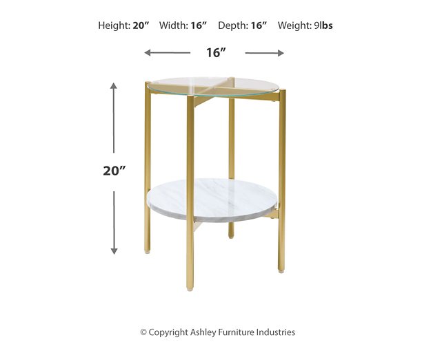 Wynora End Table - World Furniture Gallery (Newark, CA)