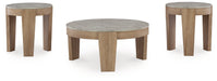 Guystone Table (Set of 3) - World Furniture Gallery (Newark, CA)