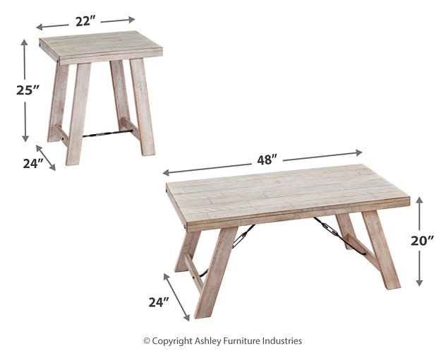 Carynhurst Table (Set of 3) - World Furniture Gallery (Newark, CA)