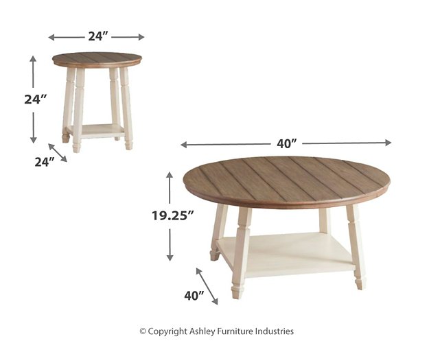 Bolanbrook Table (Set of 3) - World Furniture Gallery (Newark, CA)