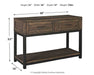 Johurst Sofa/Console Table - World Furniture Gallery (Newark, CA)