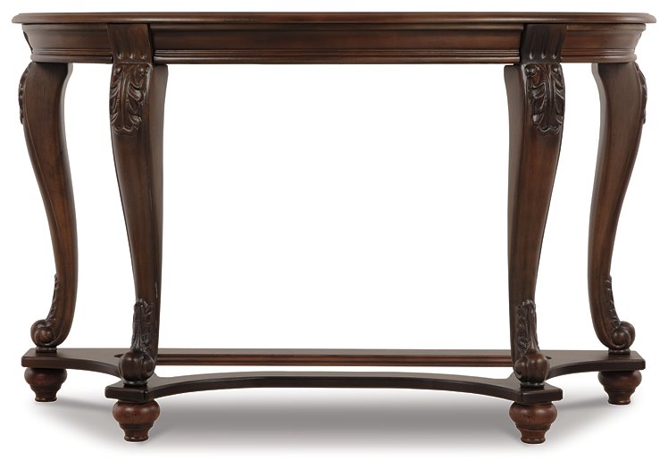 Norcastle Sofa/Console Table - World Furniture Gallery (Newark, CA)