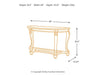 Norcastle Sofa/Console Table - World Furniture Gallery (Newark, CA)