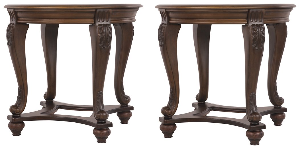 Norcastle End Table Set - World Furniture Gallery (Newark, CA)