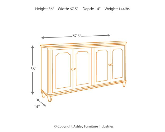 Mirimyn Accent Cabinet - World Furniture Gallery (Newark, CA)