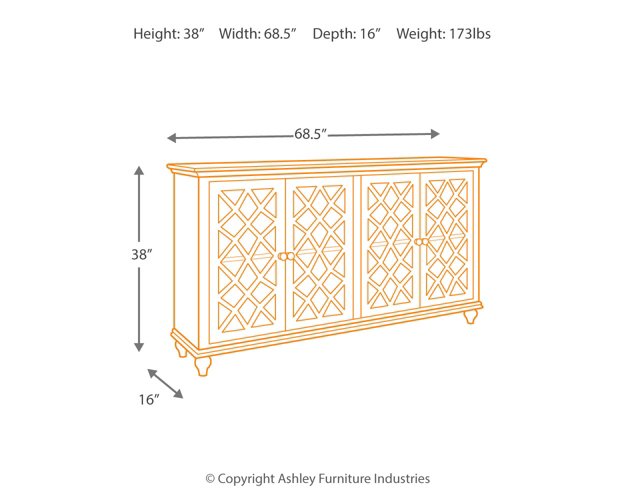 Mirimyn Accent Cabinet - World Furniture Gallery (Newark, CA)