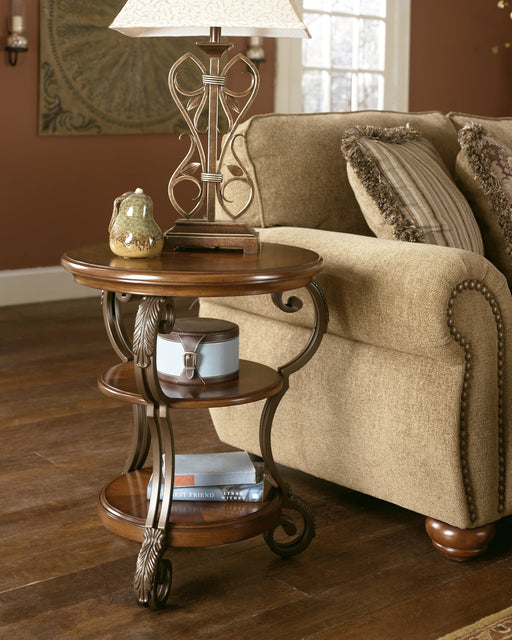 Nestor Chairside End Table - World Furniture Gallery (Newark, CA)