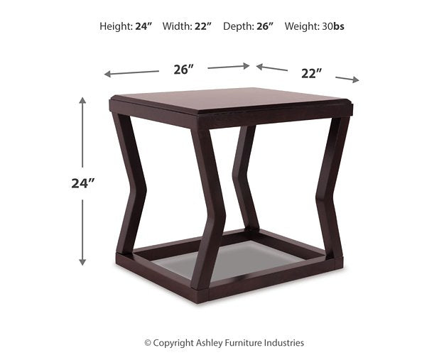 Kelton End Table - World Furniture Gallery (Newark, CA)