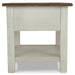 Bolanburg Chairside End Table with USB Ports & Outlets - World Furniture Gallery (Newark, CA)