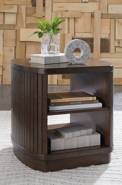 Korestone End Table - World Furniture Gallery (Newark, CA)