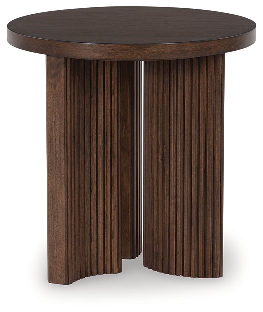 Korestone End Table - World Furniture Gallery (Newark, CA)