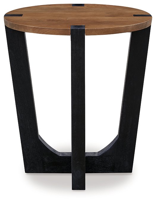 Hanneforth End Table - World Furniture Gallery (Newark, CA)