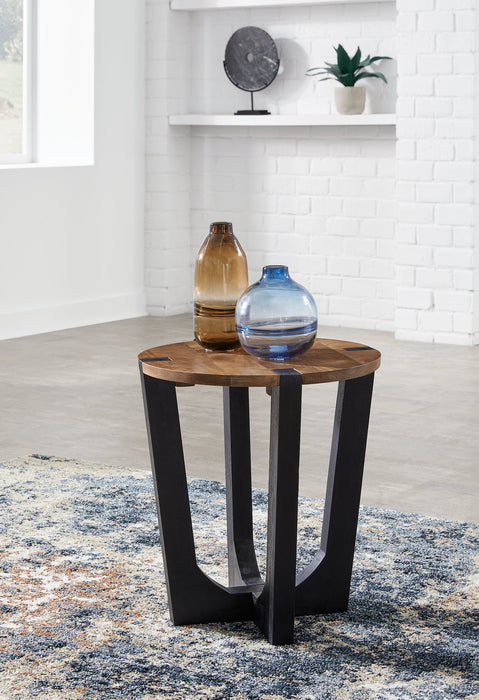 Hanneforth End Table - World Furniture Gallery (Newark, CA)