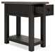 Tyler Creek Chairside End Table - World Furniture Gallery (Newark, CA)