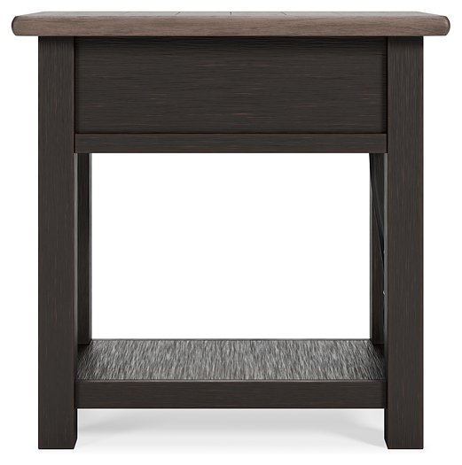 Tyler Creek Chairside End Table - World Furniture Gallery (Newark, CA)