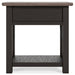 Tyler Creek Chairside End Table - World Furniture Gallery (Newark, CA)