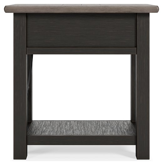 Tyler Creek Chairside End Table - World Furniture Gallery (Newark, CA)