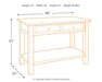 Tyler Creek Sofa/Console Table - World Furniture Gallery (Newark, CA)