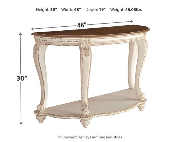 Realyn Sofa Table - World Furniture Gallery (Newark, CA)