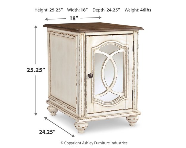 Realyn Chairside End Table - World Furniture Gallery (Newark, CA)