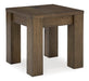 Rosswain End Table - World Furniture Gallery (Newark, CA)