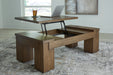 Rosswain Lift-Top Coffee Table - World Furniture Gallery (Newark, CA)