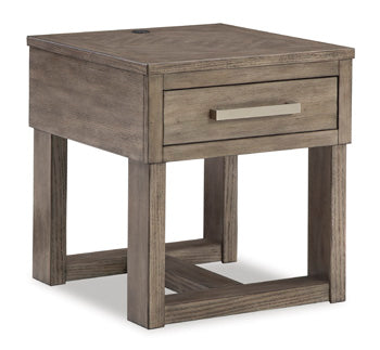 Loyaska End Table - World Furniture Gallery (Newark, CA)