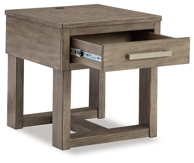 Loyaska End Table - World Furniture Gallery (Newark, CA)