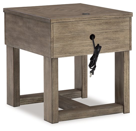 Loyaska End Table - World Furniture Gallery (Newark, CA)