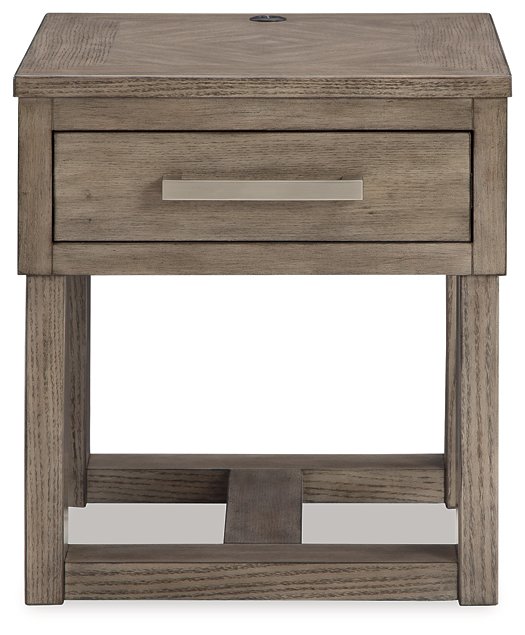 Loyaska End Table - World Furniture Gallery (Newark, CA)