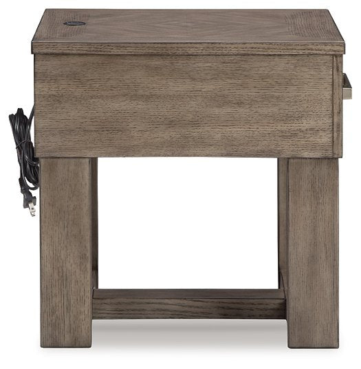 Loyaska End Table - World Furniture Gallery (Newark, CA)