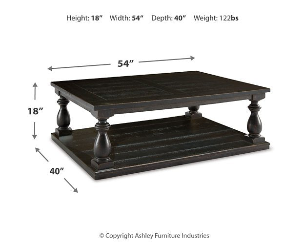 Mallacar Coffee Table - World Furniture Gallery (Newark, CA)