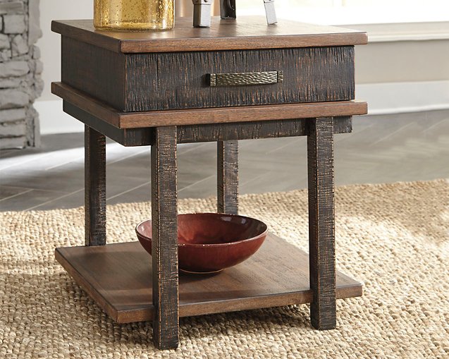 Stanah End Table - World Furniture Gallery (Newark, CA)