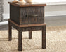 Stanah Chairside End Table with USB Ports & Outlets - World Furniture Gallery (Newark, CA)