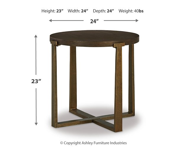 Balintmore End Table - World Furniture Gallery (Newark, CA)