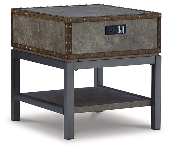 Derrylin End Table - World Furniture Gallery (Newark, CA)