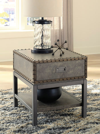 Derrylin End Table - World Furniture Gallery (Newark, CA)